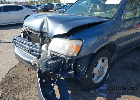 2005 Toyota Highlander Limited V6 z USA, uszkodzony, nr VIN JTEDP21A550072315
